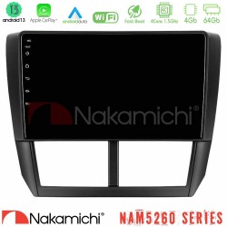 Nakamichi NAM5260 Series 4Core Android13 4+64GB Subaru Forester Navigation Multimedia Tablet 9" Με Carplay & Android Auto Nakamichi NAM5260 Series 4Core Android13 4+64GB Subaru Forester Navigation Multimedia Tablet 9" Με Carplay & Android Auto