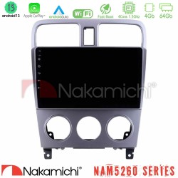 Nakamichi NAM5260 Series 4Core Android13 4+64GB Subaru Forester 2003-2007 Navigation Multimedia Tablet 9" Με Carplay & Android Auto Nakamichi NAM5260 Series 4Core Android13 4+64GB Subaru Forester 2003-2007 Navigation Multimedia Tablet 9" Με Carplay & Android Auto