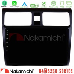 Nakamichi NAM5260 Series 4Core Android13 4+64GB Suzuki Swift 2005-2010 Navigation Multimedia Tablet 10" Με Carplay & Android Auto Nakamichi NAM5260 Series 4Core Android13 4+64GB Suzuki Swift 2005-2010 Navigation Multimedia Tablet 10" Με Carplay & Android Auto