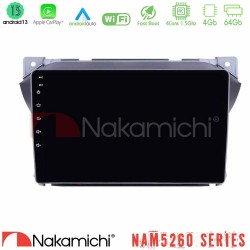 Nakamichi NAM5260 Series Suzuki Alto & Nissan Pixo 4Core Android13 4+64GB Navigation Multimedia Tablet 9" Με Carplay & Android Auto