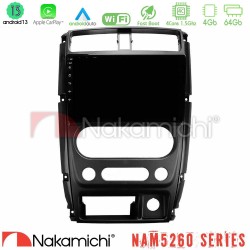 Nakamichi NAM5260 Series 4Core Android13 4+64GB Suzuki Jimny 2007-2017 Navigation Multimedia Tablet 9" Με Carplay & Android Auto Nakamichi NAM5260 Series 4Core Android13 4+64GB Suzuki Jimny 2007-2017 Navigation Multimedia Tablet 9" Με Carplay & Android Auto