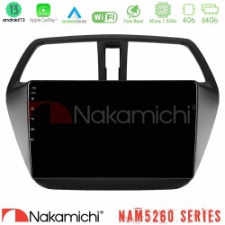 Nakamichi NAM5260 Series 4Core Android13 4+64GB Suzuki SX4 S-Cross Navigation Multimedia Tablet 9" Με Carplay & Android Auto Nakamichi NAM5260 Series 4Core Android13 4+64GB Suzuki SX4 S-Cross Navigation Multimedia Tablet 9" Με Carplay & Android Auto