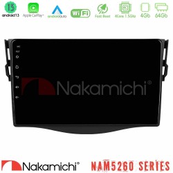 Nakamichi NAM5260 Series 4Core Android13 4+64GB Toyota RAV4 Navigation Multimedia Tablet 9" Με Carplay & Android Auto