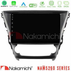 Nakamichi NAM5260 Series 4Core Android13 4+64GB Toyota Avensis 2015-2018 Navigation Multimedia Tablet 9" Με Carplay & Android Auto