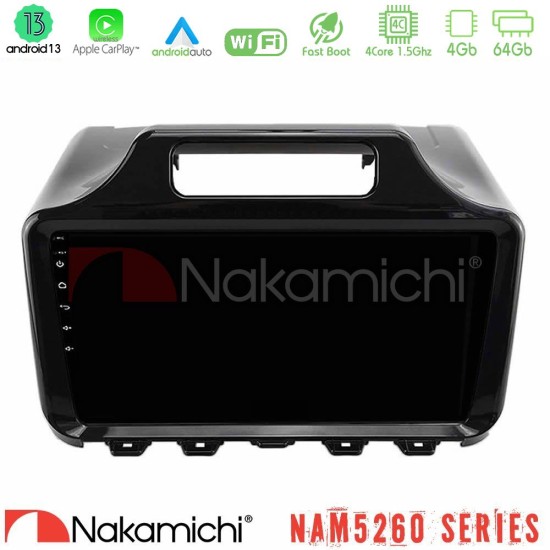 Nakamichi NAM5260 Series Toyota iQ 2008 – 2015 4Core Android13 4+64GB Navigation Multimedia Tablet 9" Με Carplay & Android Auto