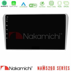 Nakamichi NAM5260 Series 4Core Android13 4+64GB Toyota Avensis T25 02/2003–2008 Navigation Multimedia Tablet 9" Με Carplay & Android Auto