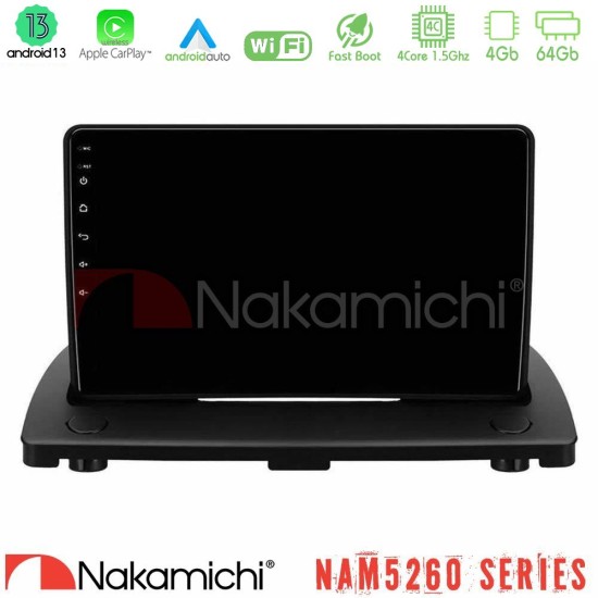 Nakamichi NAM5260 Series 4Core Android13 4+64GB Volvo XC90 2006-2014 Navigation Multimedia Tablet 9" Με Carplay & Android Auto Nakamichi NAM5260 Series 4Core Android13 4+64GB Volvo XC90 2006-2014 Navigation Multimedia Tablet 9" Με Carplay & Android Auto