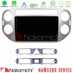 Nakamichi NAM5260 Series 4Core Android13 4+64GB VW Tiguan Navigation Multimedia Tablet 9" Με Carplay & Android Auto Nakamichi NAM5260 Series 4Core Android13 4+64GB VW Tiguan Navigation Multimedia Tablet 9" Με Carplay & Android Auto