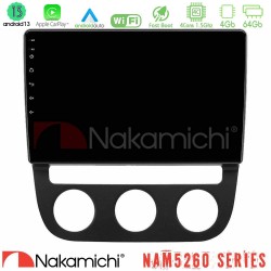 Nakamichi NAM5260 Series 4Core Android13 4+64GB VW Jetta Navigation Multimedia Tablet 10" Με Carplay & Android Auto Nakamichi NAM5260 Series 4Core Android13 4+64GB VW Jetta Navigation Multimedia Tablet 10" Με Carplay & Android Auto