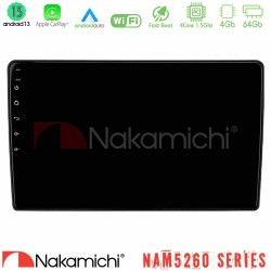 Nakamichi NAM5260 Series 4Core Android13 4+64GB Ford 2007-2014 Navigation Multimedia Tablet 9" Με Carplay & Android Auto