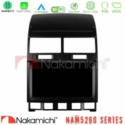Nakamichi NAM5260 Series 4Core Android13 4+64GB VW Touareg 2002 – 2010 Navigation Multimedia Tablet 9" Με Carplay & Android Auto Nakamichi NAM5260 Series 4Core Android13 4+64GB VW Touareg 2002 – 2010 Navigation Multimedia Tablet 9" Με Carplay & Android Auto