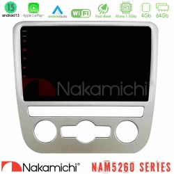 Nakamichi NAM5260 Series 4Core Android13 4+64GB VW Scirocco 2008 – 2014 Navigation Multimedia Tablet 9" Με Carplay & Android Auto