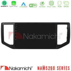 Nakamichi NAM5260 Series 4Core Android13 4+64GB VW Amarok 2017-2022 Navigation Multimedia Tablet 9" Με Carplay & Android Auto