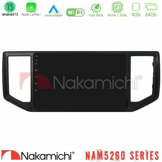 Nakamichi NAM5260 Series 4Core Android13 4+64GB VW Amarok 2017-2022 Navigation Multimedia Tablet 9" Με Carplay & Android Auto Nakamichi NAM5260 Series 4Core Android13 4+64GB VW Amarok 2017-2022 Navigation Multimedia Tablet 9" Με Carplay & Android Auto