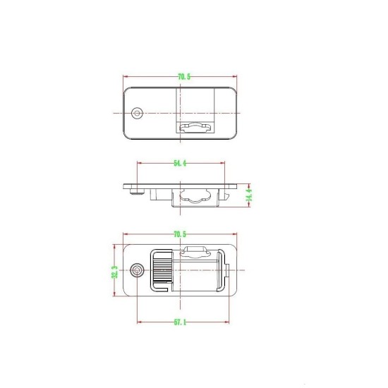 Bizzar Audi A4 (B6/B7) Κάμερα Οπισθοπορείας