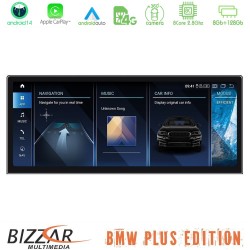 Bizzar Plus Edition BMW i3 2018-> Android14 8Core (8+128GB) Navigation Multimedia 12.3" Slim HD Anti-reflection