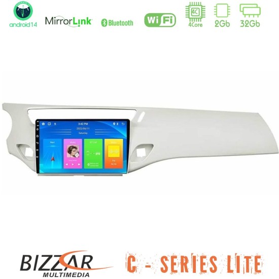 Bizzar C Series Lite 4Core Android14 2+32GB Citroen C3 2009-2016 Navigation Multimedia Tablet 9" (Άσπρο) Bizzar C Series Lite 4Core Android14 2+32GB Citroen C3 2009-2016 Navigation Multimedia Tablet 9" (Άσπρο)
