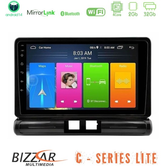 Bizzar C Series Lite 4Core Android14 2+32GB Citroen C3 2016-> Navigation Multimedia Tablet 9" (Low Version)) Bizzar C Series Lite 4Core Android14 2+32GB Citroen C3 2016-> Navigation Multimedia Tablet 9" (Low Version))