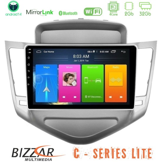 Bizzar C Series Lite 4Core Android14 2+32GB Chevrolet Cruze 2009-2012 Navigation Multimedia Tablet 9" Bizzar C Series Lite 4Core Android14 2+32GB Chevrolet Cruze 2009-2012 Navigation Multimedia Tablet 9"