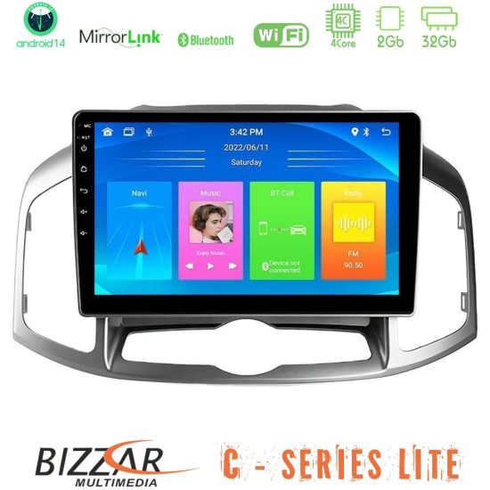 Bizzar C Series Lite 4Core Android14 2+32GB Chevrolet Captiva 2012-2016 Navigation Multimedia Tablet 9" Bizzar C Series Lite 4Core Android14 2+32GB Chevrolet Captiva 2012-2016 Navigation Multimedia Tablet 9"