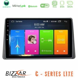 Bizzar C Series Lite 4Core Android14 2+32GB  Dacia Duster 2019-> Navigation Multimedia Tablet 10"