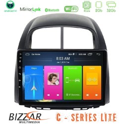 Bizzar C Series Lite 4Core Android14 2+32GB  Daihatsu Sirion/Subaru Justy Navigation Multimedia Tablet 10"