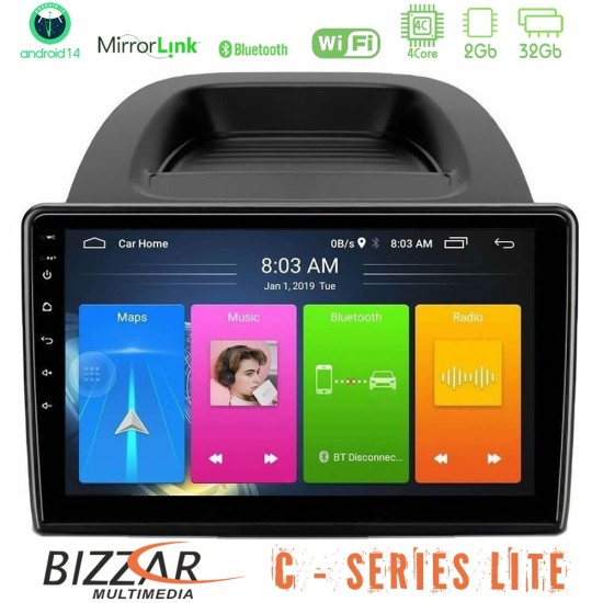 Bizzar C Series Lite 4Core Android14 2+32GB  Ford Ecosport 2018-2020 Navigation Multimedia Tablet 10"