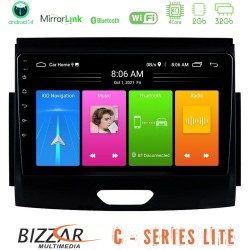 Bizzar C Series Lite 4Core Android14 2+32GB  Ford Ranger 2017-2022 Navigation Multimedia Tablet 9"