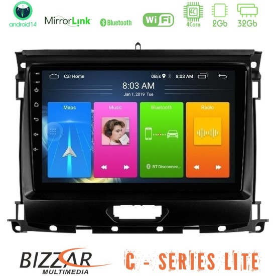 Bizzar C Series Lite 4Core Android14 2+32GB Ford Ranger 2017-2022 Navigation Multimedia Tablet 9" Bizzar C Series Lite 4Core Android14 2+32GB Ford Ranger 2017-2022 Navigation Multimedia Tablet 9"
