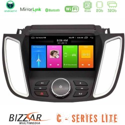 Bizzar C Series Lite 4Core Android14 2+32GB  Ford Kuga/C-Max 2013-2019 Navigation Multimedia Tablet 9"