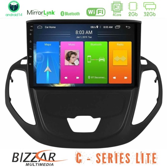 Bizzar C Series Lite 4Core Android14 2+32GB Ford Courier 2015-2023 Navigation Multimedia Tablet 9" Bizzar C Series Lite 4Core Android14 2+32GB Ford Courier 2015-2023 Navigation Multimedia Tablet 9"