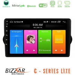 Bizzar C Series Lite 4Core Android14 2+32GB  Fiat Tipo 2015-2022 (Hatchback) Navigation Multimedia Tablet 9"