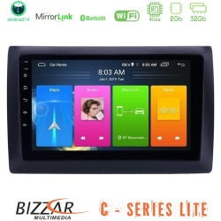 Bizzar C Series Lite 4Core Android14 2+32GB  Fiat Stilo Navigation Multimedia Tablet 9"