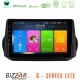 Bizzar C Series Lite 4Core Android14 2+32GB  Fiat Fiorino/Citroen Nemo/Peugeot Bipper Navigation Multimedia Tablet 10"
