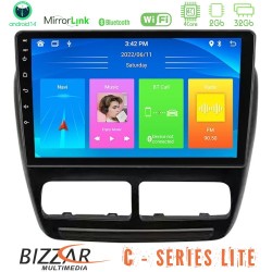 Bizzar C Series Lite 4Core Android14 2+32GB  Fiat Doblo / Opel Combo 2010-2014 Navigation Multimedia Tablet 9"