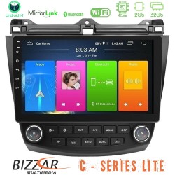 Bizzar C Series Lite 4Core Android14 2+32GB  Honda Accord 2002-2008 Navigation Multimedia Tablet 10"