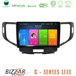 Bizzar C Series Lite 4Core Android14 2+32GB  Honda Accord 2008-2015 Navigation Multimedia Tablet 9"