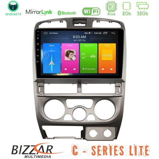 Bizzar C Series Lite 4Core Android14 2+32GB  Isuzu D-Max 2004-2006 Navigation Multimedia Tablet 9"