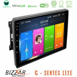 Bizzar C Series Lite 4Core Android14 2+32GB  Chrysler / Dodge / Jeep Navigation Multimedia Tablet 10"