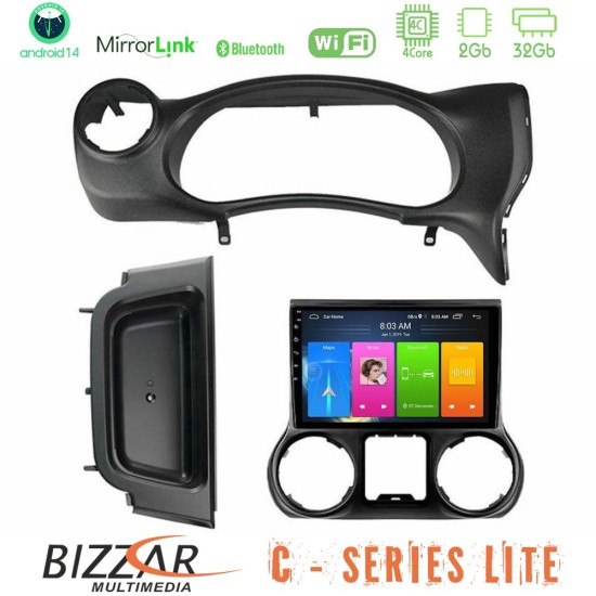 Bizzar C Series Lite 4Core Android14 2+32GB Jeep Wrangler 2014-2017 Navigation Multimedia Tablet 10" Bizzar C Series Lite 4Core Android14 2+32GB Jeep Wrangler 2014-2017 Navigation Multimedia Tablet 10"