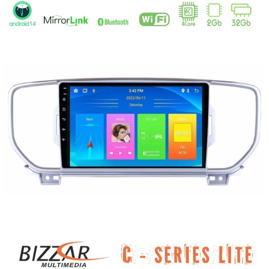 Bizzar C Series Lite 4Core Android14 2+32GB Kia Sportage 2016-2018 Navigation Multimedia Tablet 9" Bizzar C Series Lite 4Core Android14 2+32GB Kia Sportage 2016-2018 Navigation Multimedia Tablet 9"