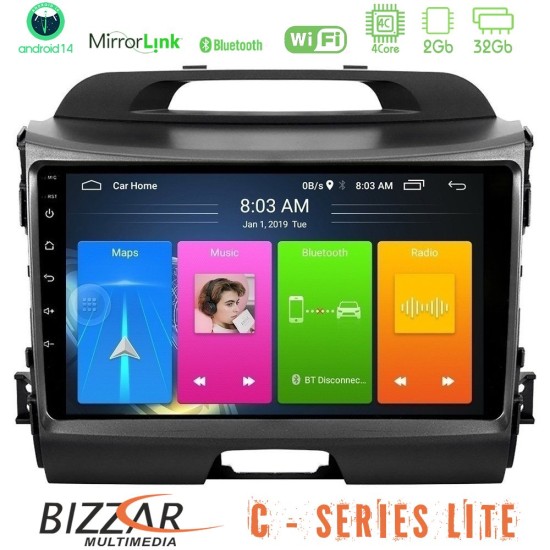 Bizzar C Series Lite 4Core Android14 2+32GB Kia Sportage Navigation Multimedia Tablet 9" Bizzar C Series Lite 4Core Android14 2+32GB Kia Sportage Navigation Multimedia Tablet 9"