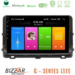 Bizzar C Series Lite 4Core Android14 2+32GB  Kia Ceed 2018-2023 Navigation Multimedia Tablet 10"
