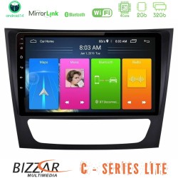 Bizzar C Series Lite 4Core Android14 2+32GB  Mercedes E Class / CLS Class Navigation Multimedia Tablet 9"