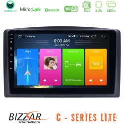 Bizzar C Series Lite 4Core Android14 2+32GB  Mercedes Vito 2015-2021 Navigation Multimedia Tablet 10"