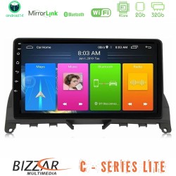 Bizzar C Series Lite 4Core Android14 2+32GB  Mercedes C Class W204 Navigation Multimedia Tablet 9"