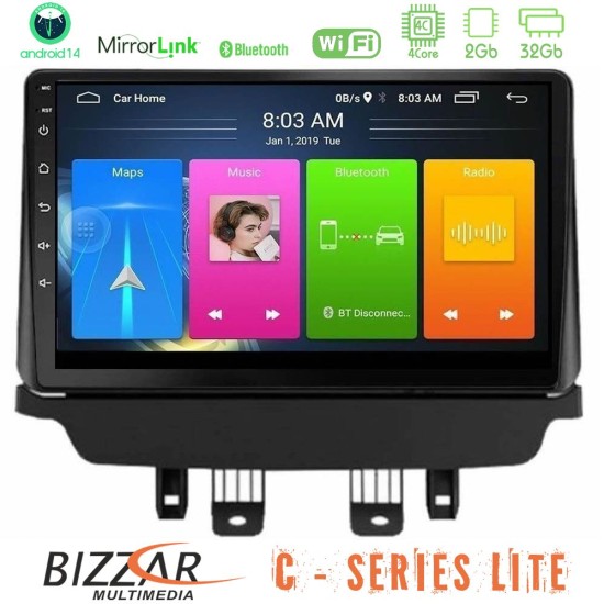 Bizzar C Series Lite 4Core Android14 2+32GB Mazda 2 2014-2021 Navigation Multimedia Tablet 9" Bizzar C Series Lite 4Core Android14 2+32GB Mazda 2 2014-2021 Navigation Multimedia Tablet 9"