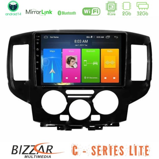 Bizzar C Series Lite 4Core Android14 2+32GB Nissan NV200 Navigation Multimedia Tablet 9" (Μαύρο) Bizzar C Series Lite 4Core Android14 2+32GB Nissan NV200 Navigation Multimedia Tablet 9" (Μαύρο)