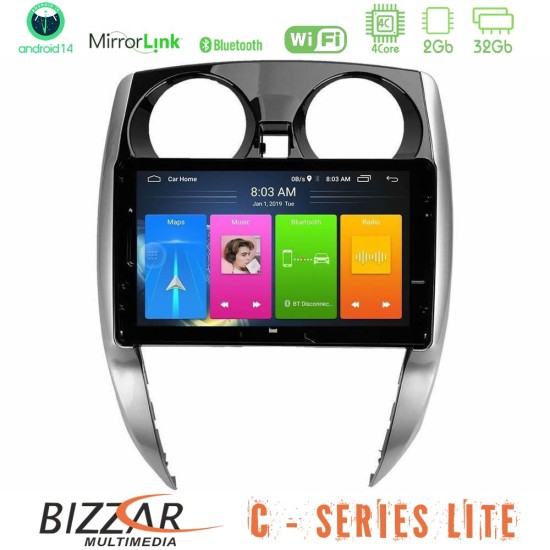 Bizzar C Series Lite 4Core Android14 2+32GB Nissan Note 2013-2018 Navigation Multimedia Tablet 10" Bizzar C Series Lite 4Core Android14 2+32GB Nissan Note 2013-2018 Navigation Multimedia Tablet 10"