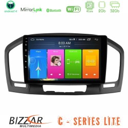 Bizzar C Series Lite 4Core Android14 2+32GB  Opel Insignia 2008-2013 Navigation Multimedia Tablet 9"